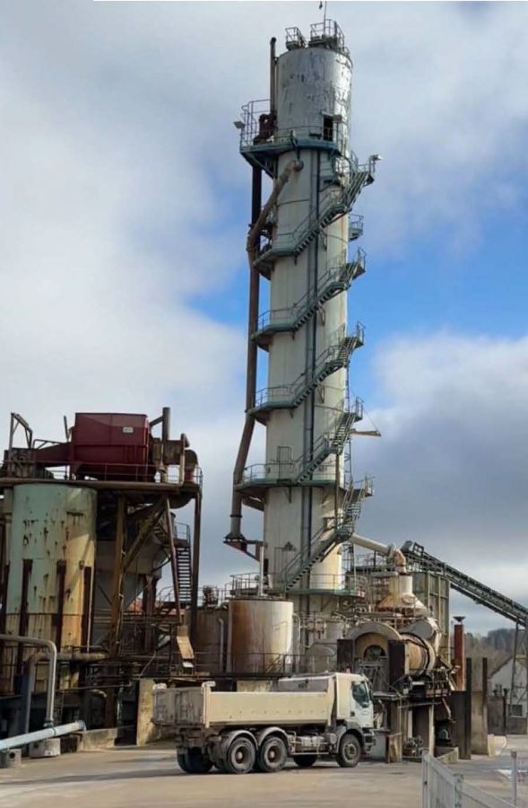 Complete Maguin 300 m3 Lime Kiln with accessories